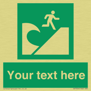 Custom Safe Condition Tsunami evacuation area